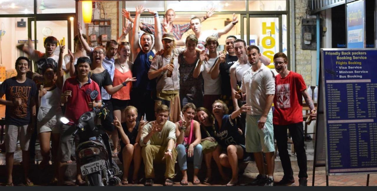 Lucky Backpacker Hostel Vientiane Exterior foto