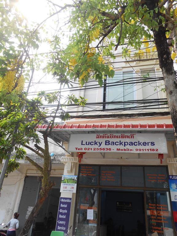 Lucky Backpacker Hostel Vientiane Exterior foto